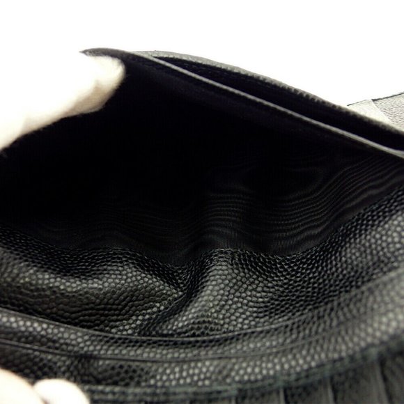 Salvatore Ferragamo Long Wallet Ganchini Leather Authentic USED - Picture 6 of 11